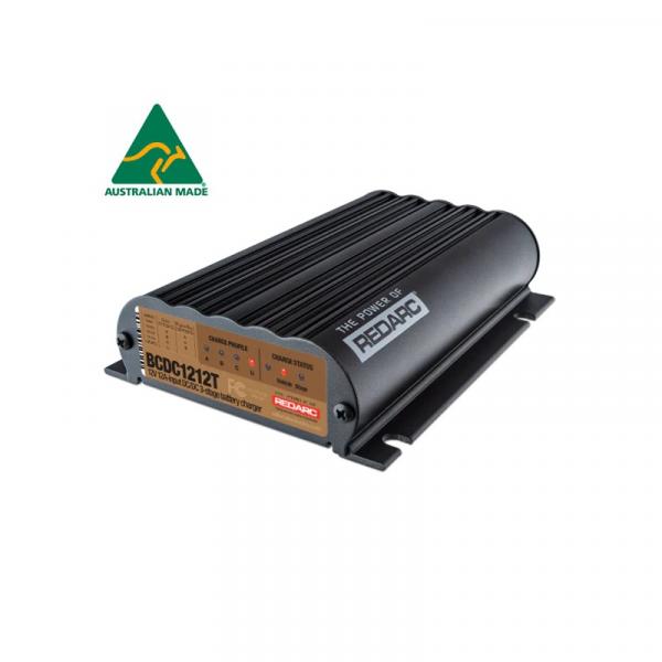 REDARC BC/DC 12A Gleichstrom Batterieladegerät für Anhänger (Außenmontage)